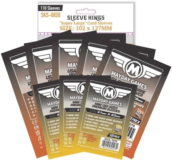 Mayday Games Eldritch Horror: Mountains of Madness Game Accessory- Premium Card Sleeve Bundle