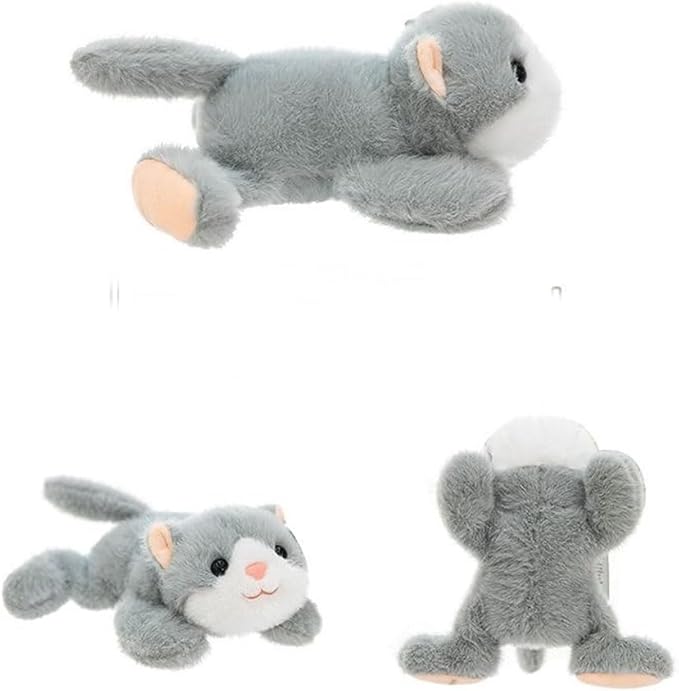 Cat Stuffed Animal Cute Plush Doll Toy 7 inch for Girls Boys Christmas (pa Grew cat)