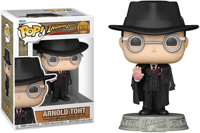 POP Indiana Jones: Raiders of The Lost Ark - Arnold Toht Funko Vinyl Figure (Bundled with Compatible Box Protector Case), Multicolor, 3.75 inches