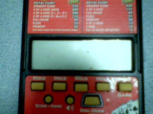 Radica Bonus Poker & Draw Poker Two Games In One LCD Handheld Game