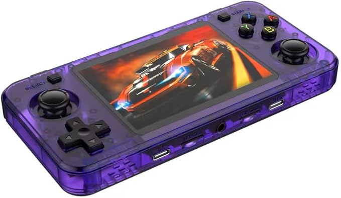 R36H Portable Handheld Video Game Console with 20,000 Plus Games Retro Video Games with Simulators for NES, GBA, MD, SFC, MAME, PSP, PS1, GB, NDS, N64 and CPS (Purple)
