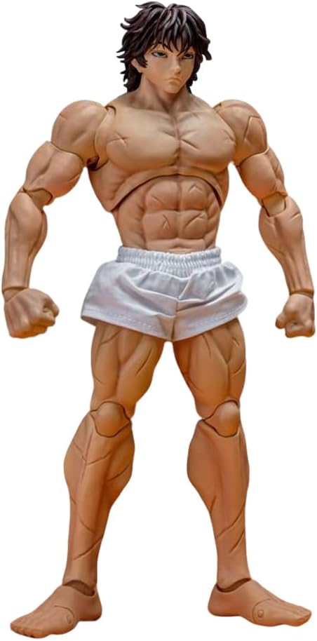 Hanma Yujiro Figure Anime Hanma Action Figure Ultra-Movable Model Statue Take Off Coloth Anime Figurine Collectibles