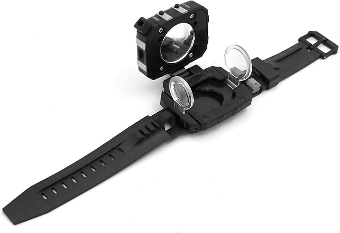 SpyX / 6-in-1 Watch - 6 Function Spy Toy Watch. Includes: Telescope Lenses, LED, Secret Message Capsules, Whistle, Signal Mirror, Hidden Compartment. Perfect Addition for Your spy Gear Collection!