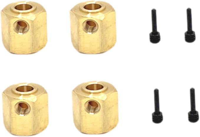 RC Car Wheel Hexes Remote Control Car Widened Combiner Remote Controlled Vehicles Accessories, Replacement Drive Adapter, 4x4 No Output Shaft