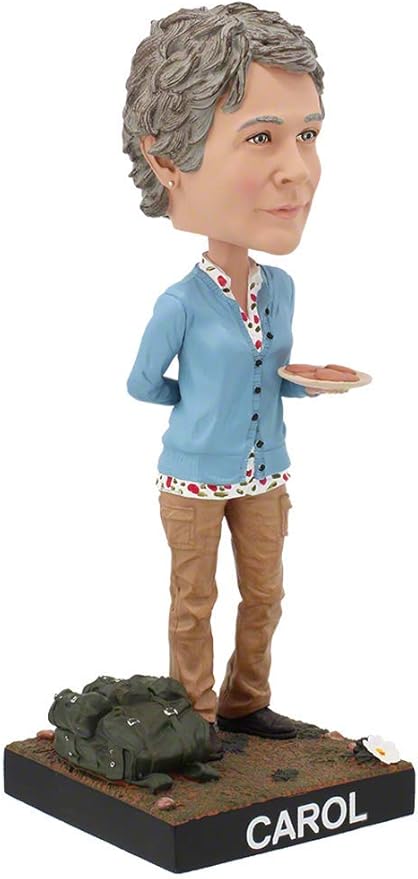 Royal Bobbles The Walking Dead Carol Peletier Bobblehead, Premium Polyresin Lifelike Figure, Unique Serial Number, Exquisite Detail