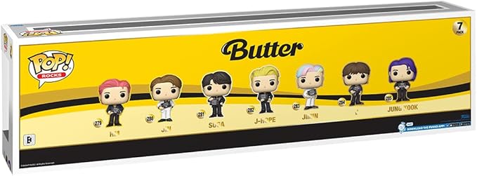 Funko POP! Rocks: BTS Butter - Jin - 7pk - Collectable Vinyl Figure - Gift Idea - Official Merchandise - Toys for Kids & Adults - Music Fans - Model Figure for Collectors and Display