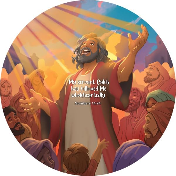 HD Disc Set Heroes of The Faith for Boys, Boy Heroes from The Bible, Project Bible Verses on Walls or Ceilings, Includes 6 Interchangeable Discs, Help Children Live by The Truth of God