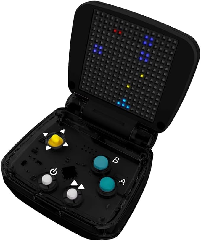 BANDAI TAPTAP Arcade FC34812 Multicolour- Palm Size Electronic Game Device - Retro Recreational Machine, Includes 10 Fun Video Games, Gift for Ages 5+