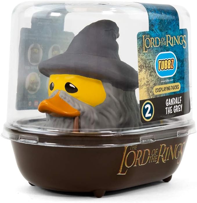 TUBBZ First Edition: Lord of The Rings - Gandalf The Grey Cosplaying Rubber Duck Vinyl Figure