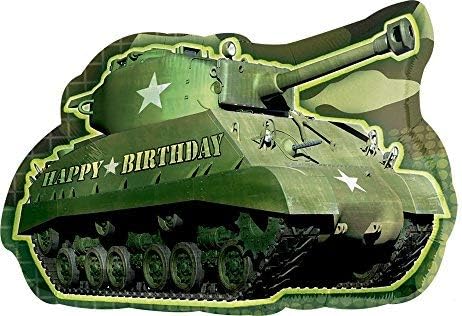 Army Tank Camouflage Party Supplies Birthday Balloon Bouquet Decorations