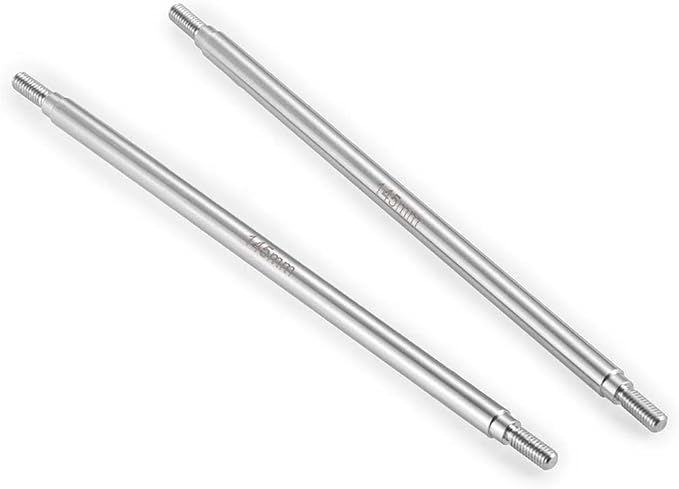 RC Spare Part for Axial for SCX10 II 90046 for TRX-4 D90 1/10 Linkage Set Link Rod M4 6x50-155mm RC Crawler Car Upgrade Parts Modification Accessories(145mm)