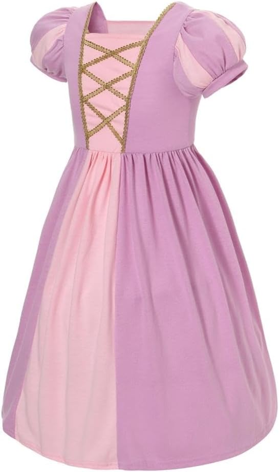 Dressy Daisy Toddler Little Girls Princess Dress Medieval Renaissance Outfit Accessories Everyday Casual Playwear Size 2-12
