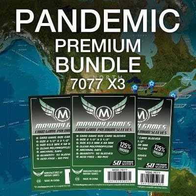 Mayday Games Pandemic Game Accessory- Premium Card Sleeve Bundle