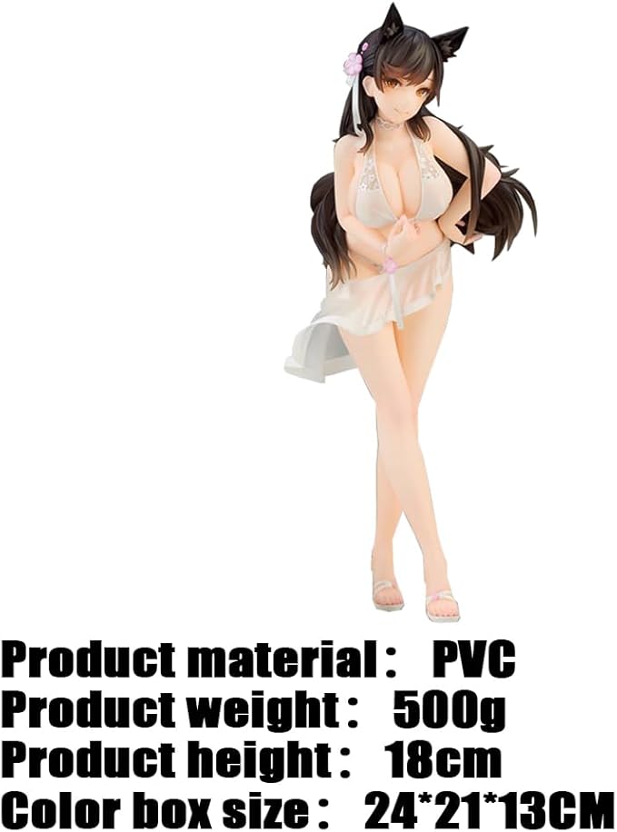 IJN Atago Figure Swimsuit Anime Girl Figures 18cm PVC Statue Standing Pose IJN Atago Figurine Model Desktop Decoration Collectibles Gift
