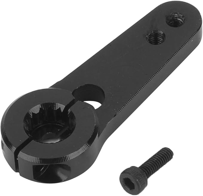 Acouto Aluminum Alloy Servo Horn 15T Arm 1/5 Truck - RC Half Arm Horn 44mm Part - Toys & GamesRemote & App Controlled Vehicles & /Remote & App Controlled Vehicle/Servos & /Servo Horns (Black)