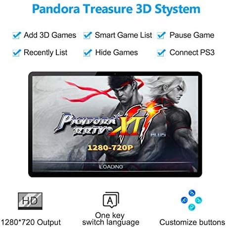 30000 Classic Arcade Game Machine 2 Players Pandoras Box 11 1280x720 Full HD Video Game Console with Arcade Joystick Support HDMI VGA Output