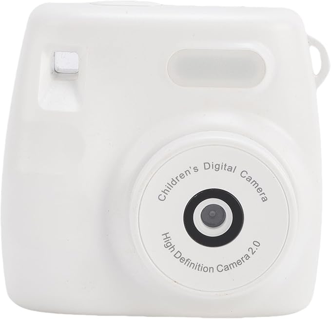 Asixxsix Digital Camera for Kids, 48M 1080P HD Digital Video Camera with Flash and 800mAh Li Battery, Rainproof USB Children Camera for Toddler Teens Students Boys and Girls (White)