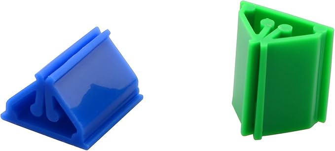 TAODAN 36PCS Plastic Game Card Stands, Game Board Tags, Game Card Racks, DIY Board Games Stand for Game Party Favor (6 Each of Red, Blue, Yellow, Green, Black, and White)