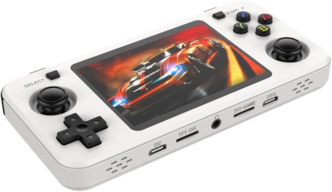 R36H Portable Handheld Video Game Console with 20,000 Plus Games Retro Video Games with Simulators for NES, GBA, MD, SFC, MAME, PSP, PS1, GB, NDS, N64 and CPS (White)