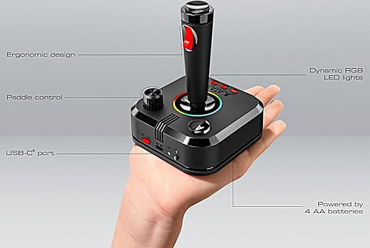My Arcade Atari Game Station Pro: Retro Video Game Console with 200+ Games, Wireless Joysticks, RGB LED Lights