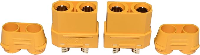 10 Pair XT90H XT90 Connector with Solder Point Cover Cap for RC Lipo Battery Motor, RC Charger RC Car Truck