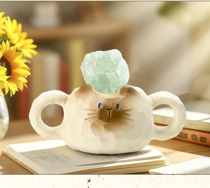 Surprise Box Diamond Crystal Rich Lucky Fortune Cat Theme, Mystery Bag Random Design Action Figures Figurine Collectible Home Desk Car Decoration, Christmas New Year Gift, Single Box-1 Box