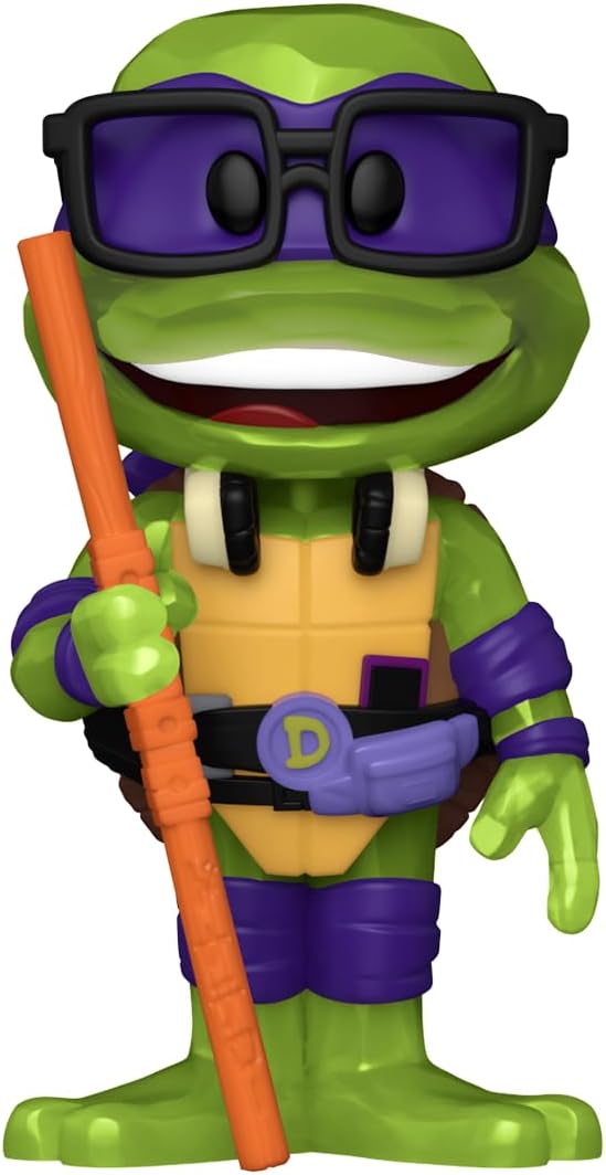 Funko Vinyl SODA: Teenage Mutant Ninja Turtles (TMNT) - Donatello - 1/6 Odds for Rare Chase Variant - Collectable Vinyl Figure - Gift Idea - Official Merchandise