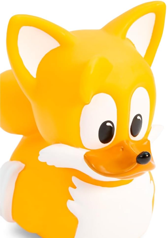 TUBBZ Boxed Edition Tails Collectible Vinyl Rubber Duck Figure - Official Sonic The Hedgehog Merchandise - Action TV, Movies & Video Games
