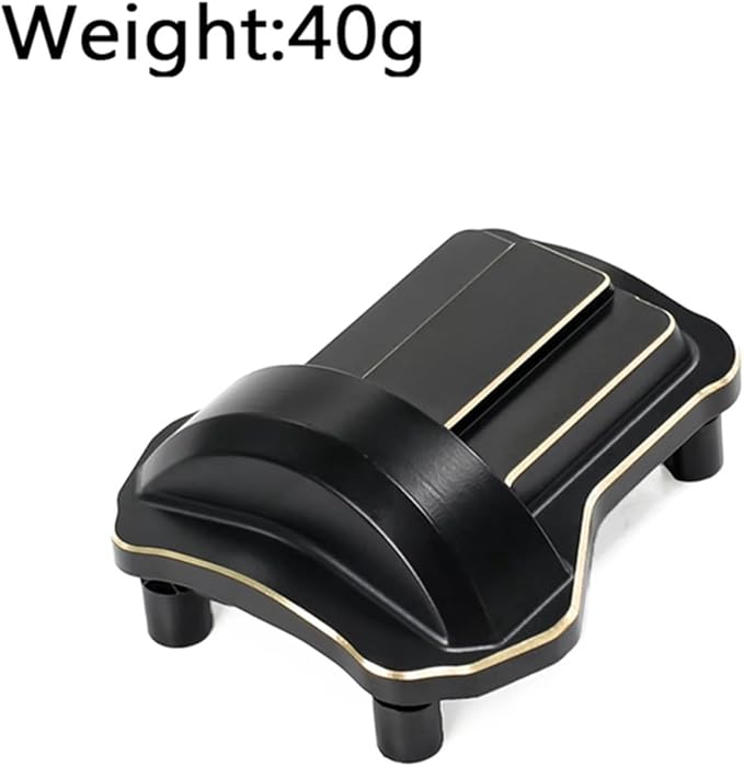 RC Spare Part Compatible with FMS for FCX10 1/10 RC Crawler Car Upgrades Parts Accessories Hop-ups Front and Rear Axle Mount Differential Axle Cover(Axle Cover)