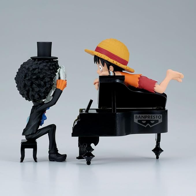 Banpresto - One Piece - Log Stories - Monkey D. Luffy & Brook (That's Great! After All This TIME, He's Still…!) World Collectable Figure