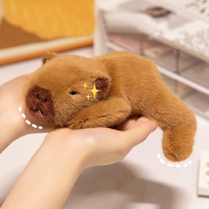 Capybara Stuffed Animal Cute Plush Doll Toy 7inch for Girls Boys Christmas (pa Capybara)