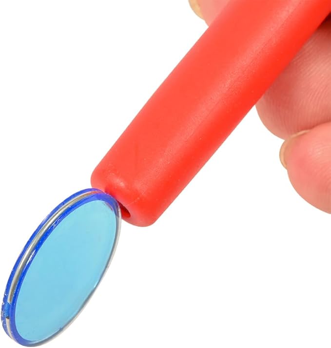 LEARNING ADVANTAGE-7253 Transparent Plastic Counters - Steel-Ringed - Set of 50 - Assorted Colors - Great for Kindergarten, Sensory Play and Light Panels