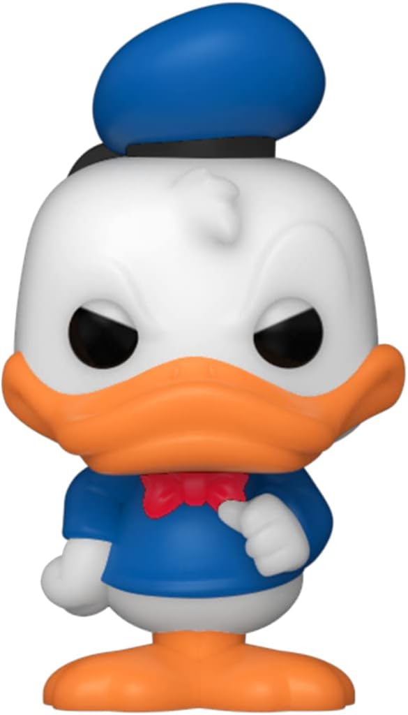 Funko Bitty POP! Disney - Minnie, 4-Pack - Minnie Mouse (red Dress), Daisy Duck, Donald Duck and A Surprise Mystery Mini Figure - 0.9 Inch (2.2 Cm) Collectable - Stackable Display Shelf Included