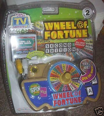 Jakks Wheel of Fortune 2 TV Plug & Play Game