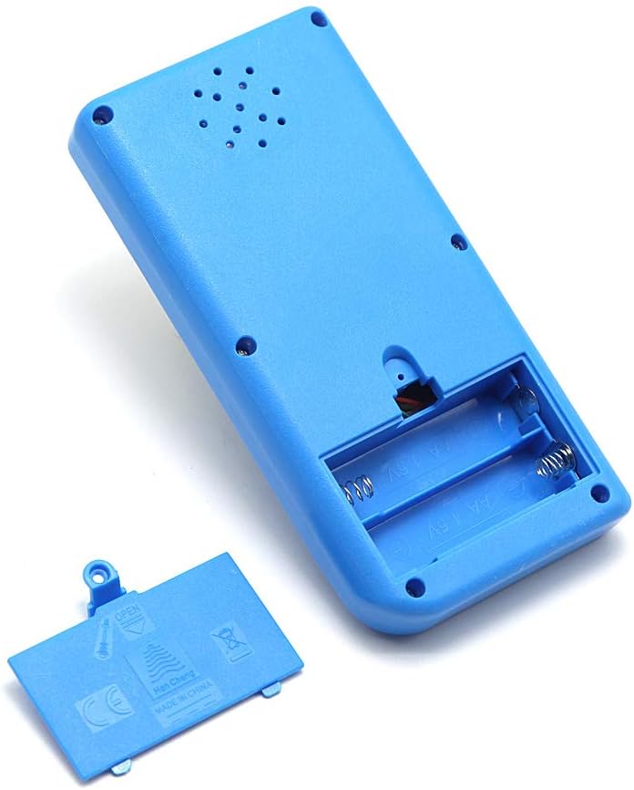Retro Big Screen Brick Game Console 9999 in 1 Tank/Racing/Shooting Casual Puzzle Game Adjustable Difficulty and Speed Small and Easy to Carry Best Gifts (Blue)