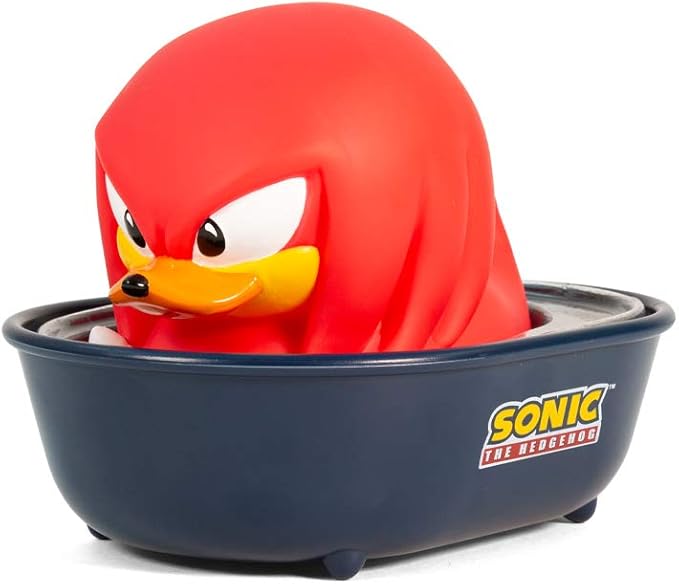 TUBBZ Sonic The Hedgehog Knuckles Collectable Duck Vinyl Figure - Official Sonic The Hedgehog Merchandise - TV Movies & Games