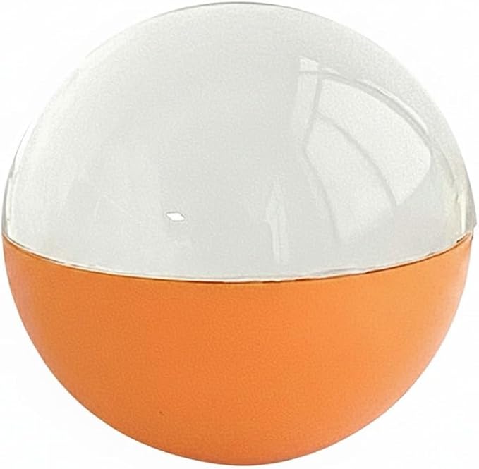 2.7" Crystal Ball Video Player, Memory Orb, Personalized Digital Memory Display, Uploadable Videos & Photos, DIY Gift for Anniversary, Birthday (Orange)