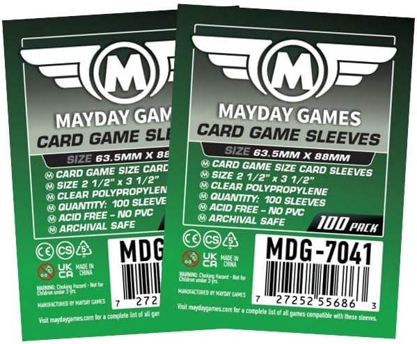 Mayday Games The Dragon & Flagon Game Accessory - Standard Card Sleeve Bundle