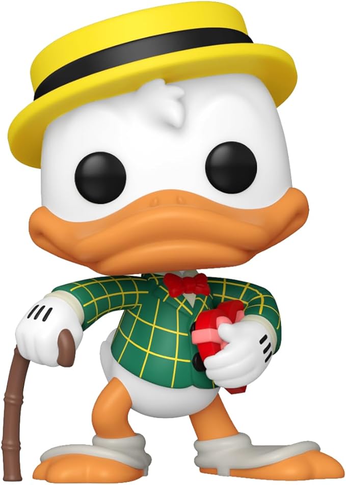Funko Pop Disney: Donald Duck 90th Anniversary - Dapper Donald Duck - Collectable Vinyl Figure - Gift Idea - Official Merchandise - Toys for Kids & Adults - Cartoon/Animation Fans