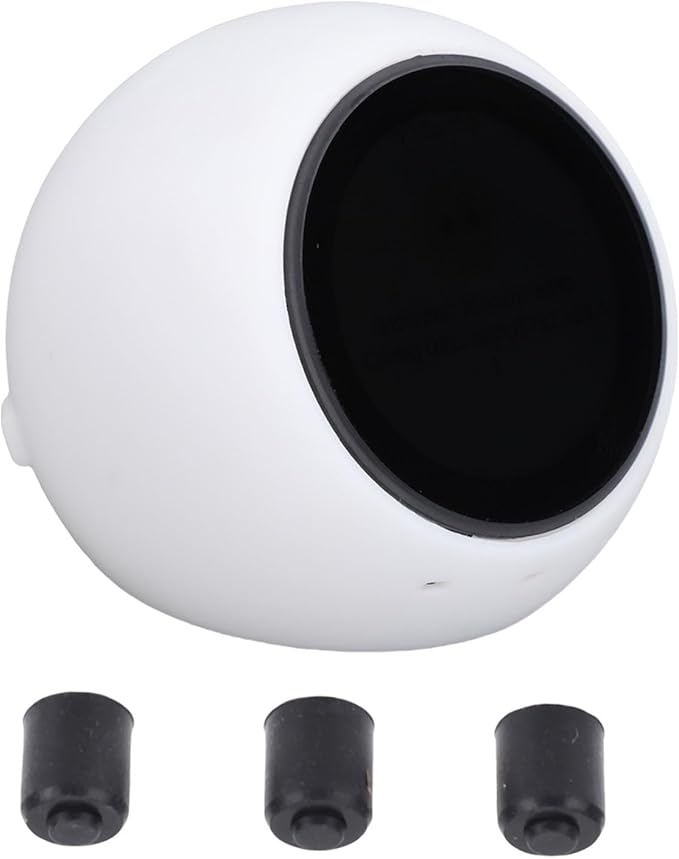 Semme AI Desk Robot Smart Talking Robot Companion Voice Wake Up 1.28 Inch Screen with 5.0 WiFi Weather Clock Video Music Playback for Kids Adults