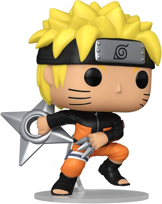 Funko POP Animation: Naruto Shippuden - Naruto - (Shrkn) - 1/6 Odds for Rare Chase Variant - Metallic - Collectable Vinyl Figure - Gift Idea - Official Merchandise - for Kids & Adults