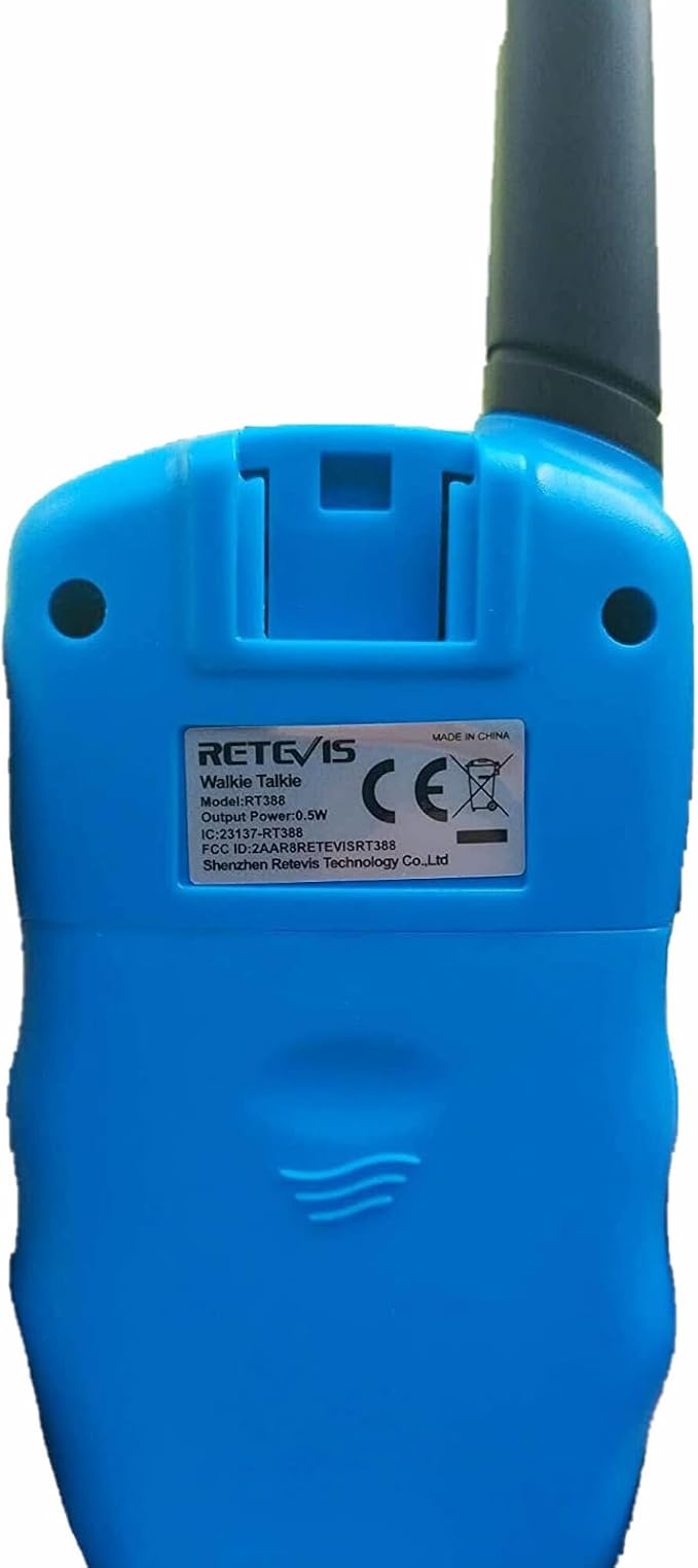 Retevis RT388 Walkie Talkies for Kids, Toys for 6 7 8 9 12 Year Old Boys, 22 CH 2 Way Radio Backlit LCD Flashlight, Blue Walkie Talkies for Boys Gifts Easter Basket Stuffers(Blue, 2 Pack)