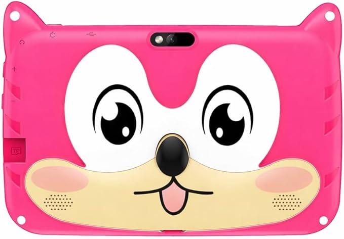 7 Inch Kids Tablet Android 13, WiFi Tablet for Children, 4GB RAM 64GB Storage, Dual Camera, Parental Control, Learning & Entertainment Tablet for Kids (Rose)