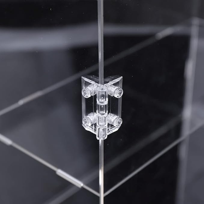 3 Tier Display Cases for Collectibles Toys, Acrylic Display Case Display Storage Box Rectangle, Wall-Mounted Dustproof Clear Showcase Holder for Collectibles Action Figure