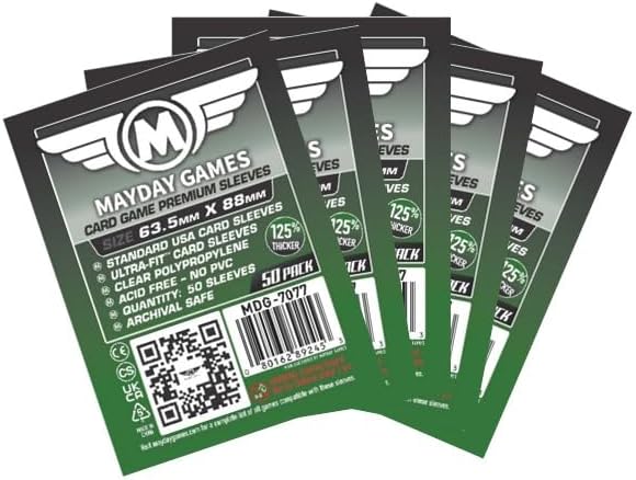 Mayday Games Ashes Reborn: Rise of The Phoenixborn Game Accessory-Premium Compatible Card Sleeve Bundle