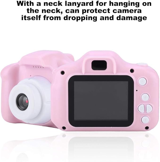 1080P Kid Camera, Children's Digital X2 Mini Portable Kid Video Camera, for Girls Birthday Birthday Christmas New Year Gift Children Toys Gifts()