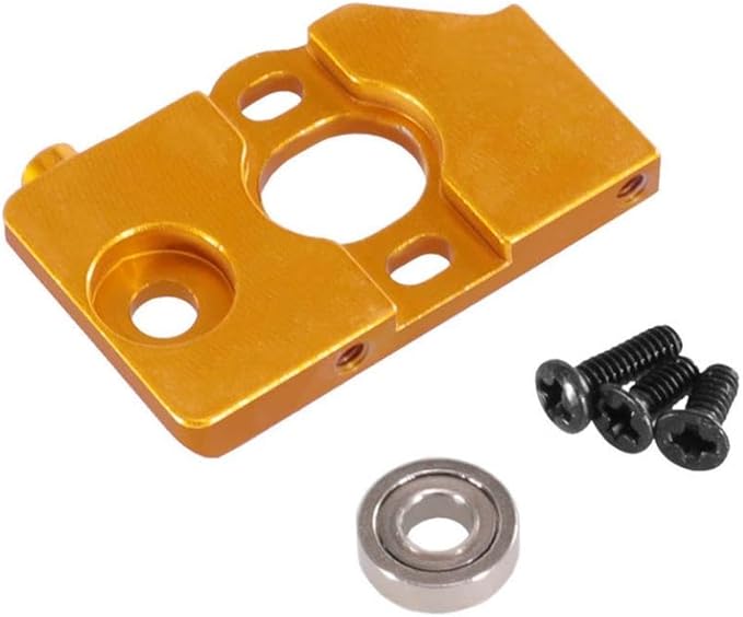 Remote Control Car 1/28 Compatible with 284010 284161 Metal Spare Parts Engine Mount(Gold)
