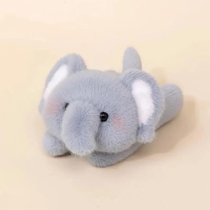 Elephant Stuffed Animal Cute Plush Doll Toy 7 inch for Girls Boys Christmas (pa Elephant)