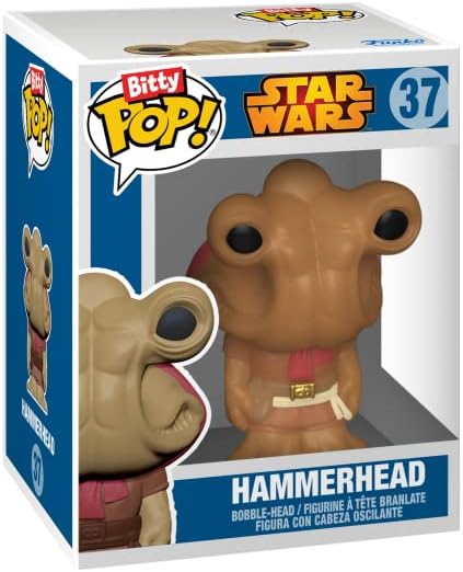 Funko Bitty POP! Star Wars - Leia, 4-Pack - Princess Leia, R2-D2, C-3PO and A Surprise Mystery Mini Figure - 0.9 Inch (2.2 Cm) Collectable - Stackable Display Shelf Included - Gift Idea