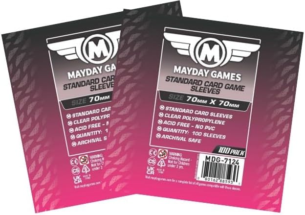Mayday Games Codenames: Pictures Game Accessory - Standard Card Sleeve Bundle